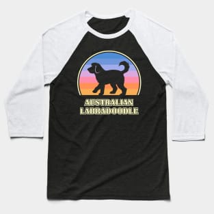 Australian Labradoodle Vintage Sunset Dog Baseball T-Shirt